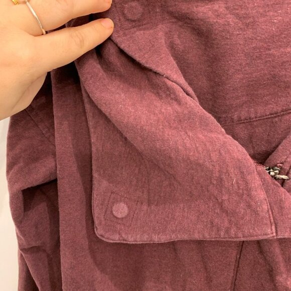Lululemon wrap up jacket size 6 Heathered Bordeaux Drama - Picture 10 of 11